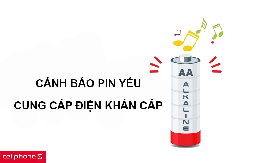 Báo hiệu pin yếu