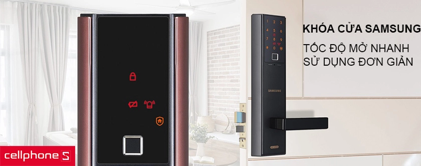 Khóa cửa thông minh Samsung
