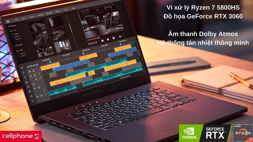 Laptop ASUS Gaming ROG Zephyrus G15 GA503QM-HQ097T