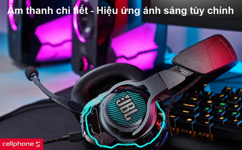 Trải nghiệm âm thanh chi tiết, tùy chỉnh hiệu ứng ánh sáng