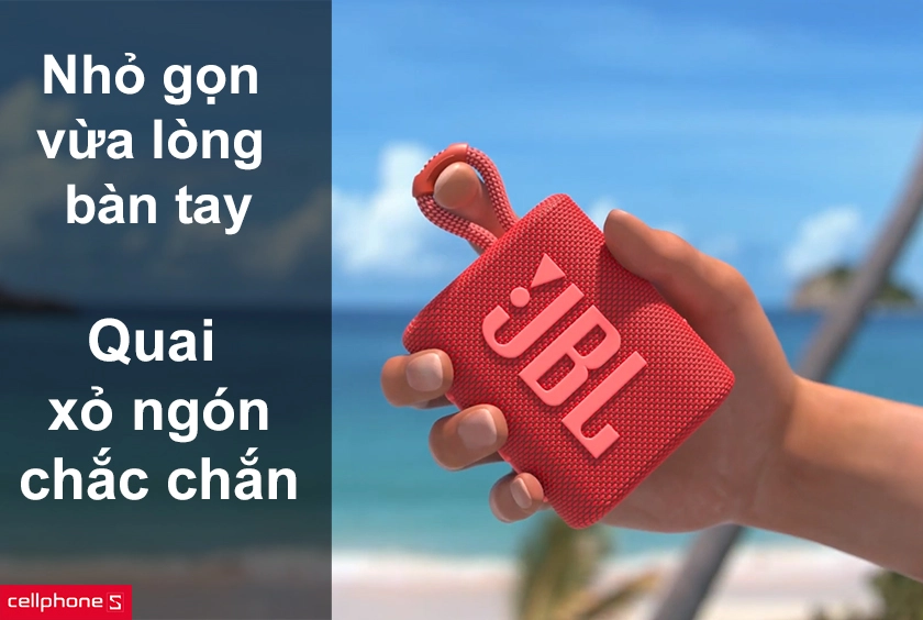 Nhỏ gọn vừa lòng bàn tay