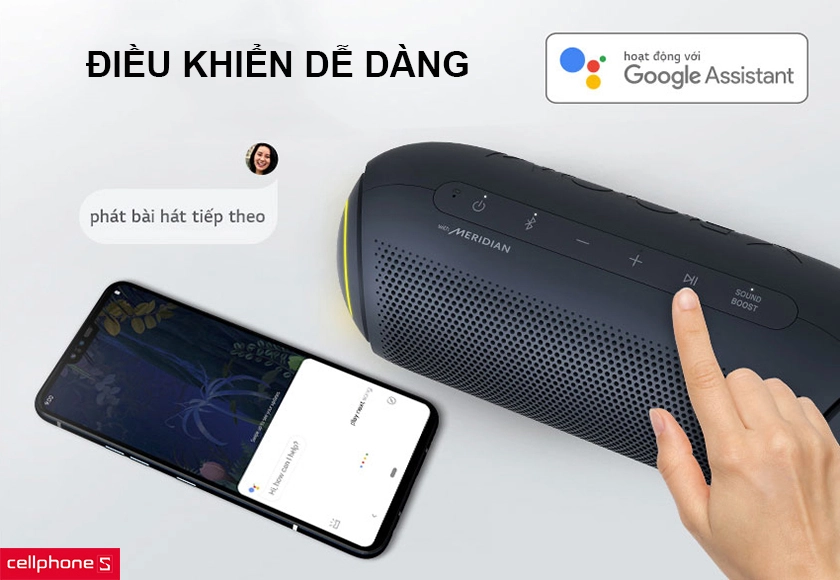 điều khiển dễ dàng