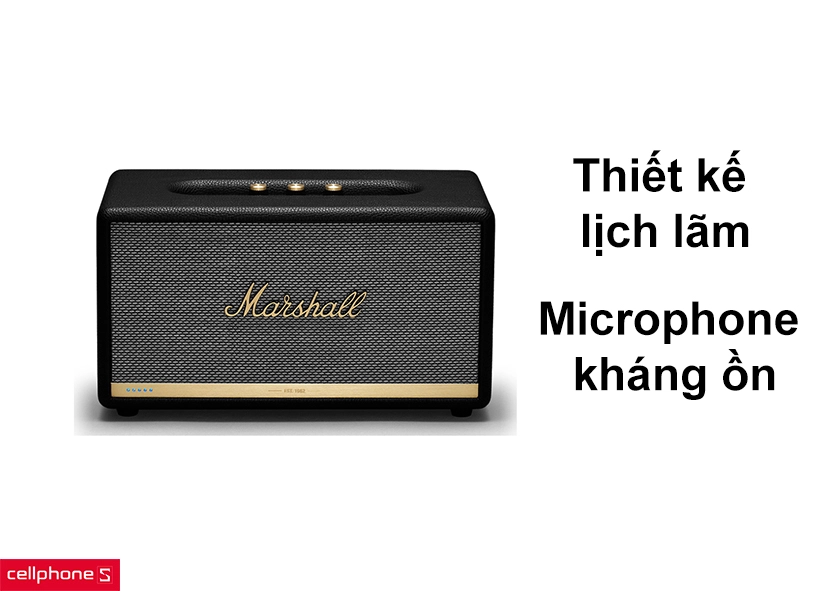 Thiết kế lịch lãm, microphone kháng ồn