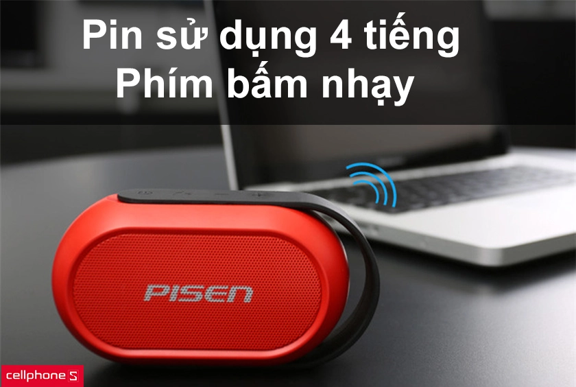 Pin sử dụng liên tục 4 giờ, các phím bấm tiện lợi dễ sử dụng