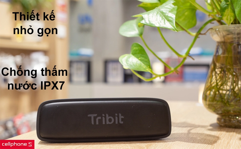 Thiết kế nhỏ gọn, chống thấm nước IPX7