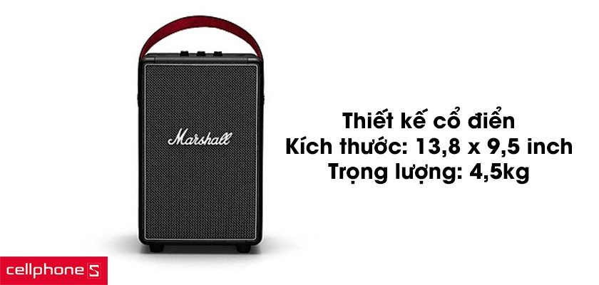 Thiết kế cổ điển, trọng lượng chỉ 4,5kg