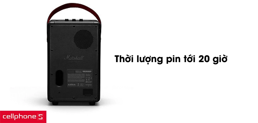 Pin thời lượng đến 20 giờ, công nghệ sạc nhanh