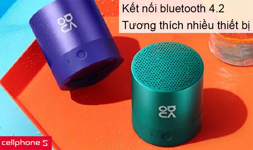 Kết nối bluetooth 4.2 cho đường truyền ổn định, tương thích nhiều thiết bị