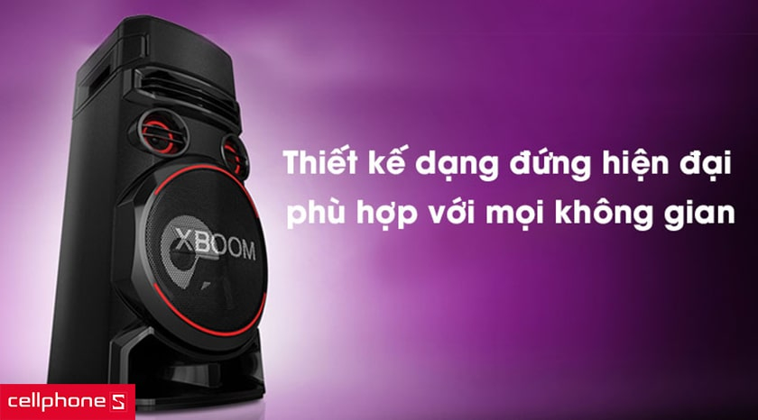 Thiết kế dạng đứng, đèn LED sôi động