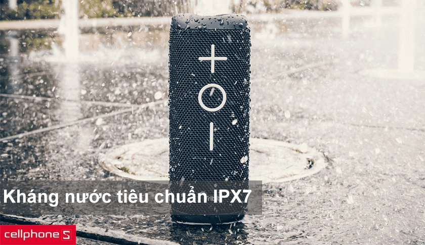 Sẵn sàng ở mọi cuộc vui với tiêu chuẩn kháng nước IPX7