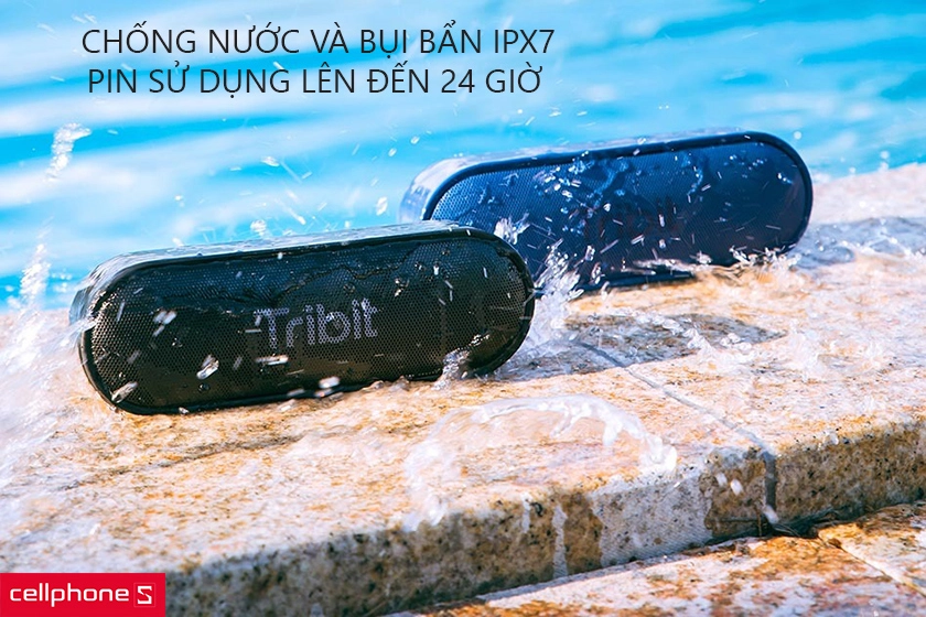 Dung lượng pin lớn cùng khả năng chống nước vượt trội