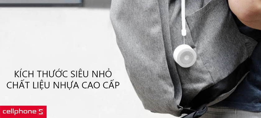 Kích thước siêu nhỏ cùng chất liệu nhựa cao cấp