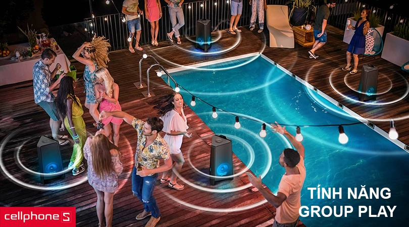 Âm thanh đa hướng cùng công suất 500W sôi đội