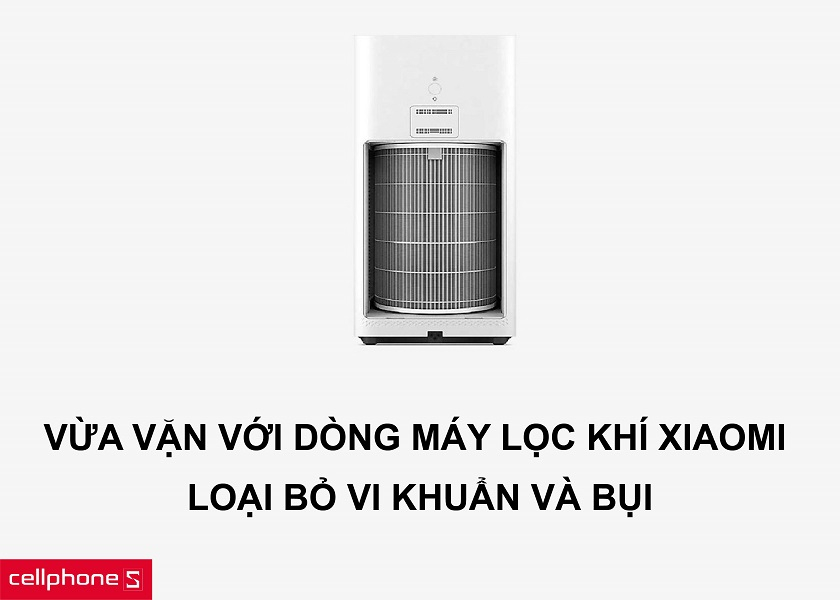 Thiết kế vừa vặn với Xiaomi Air Purifier cùng khả năng loại bỏ vi khuẩn và bụi