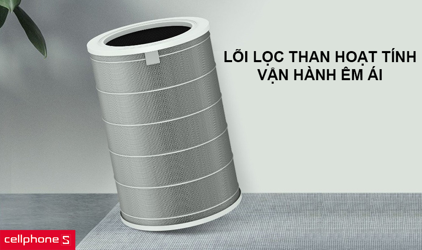 Lớp than hoạt tính hấp thụ các chất độc hại cùng khả năng vận hành yên tĩnh 30dB