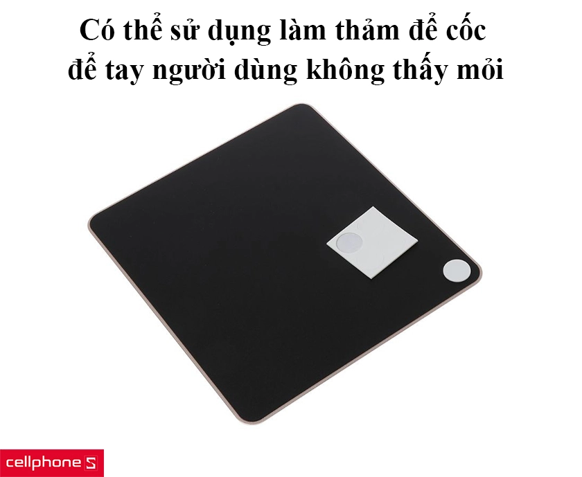 ót chuột giả gỗ có thể được sử dụng trong cuộc sống như thảm để cốc trà