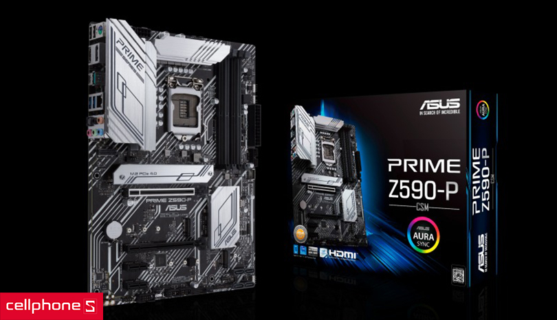 Mainboard Asus PRIME Z590-P/CSM – Bo mạnh chủ hoạt động mạnh mẽ