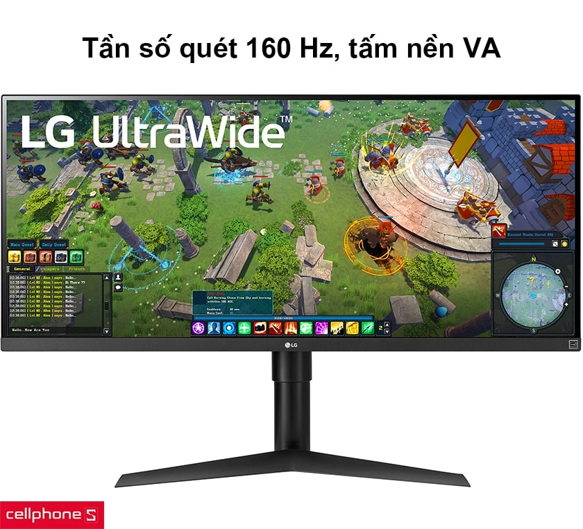 Màn hình cong LG UltraWide 34 34WP65C