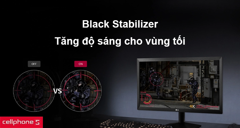 “Black Stabilizer” tự động cân chỉnh vùng quá tối 