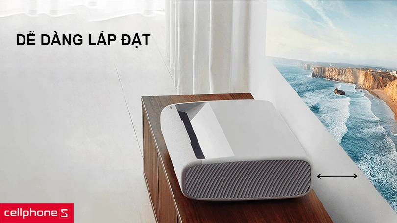 Màn hình lớn hiển thị 4K sắc nét, dễ lắp đặt
