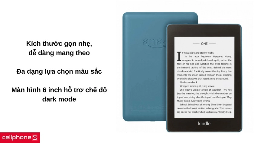 Kích thước nhỏ gọn vừa tay cầm, màn hình phẳng 6 inch