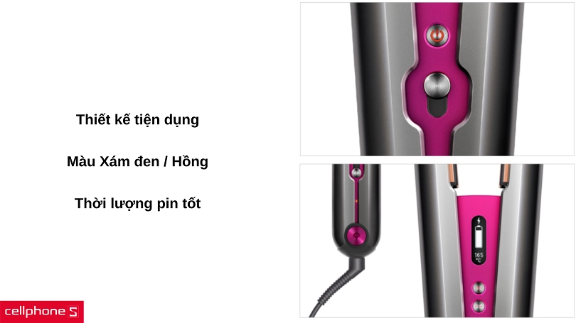 Thiết kế gọn gàng tiện dụng, bề ngoài màu sắc hấp dẫn