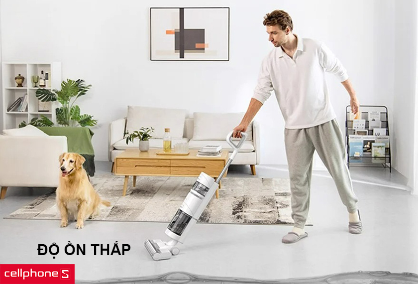 Động cơ mạnh, công suất 170W cùng lực hút 5500 Pa