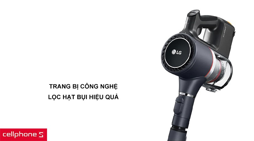 Máy hút bụi cầm tay LG A9N-MAX - Công suất mạnh