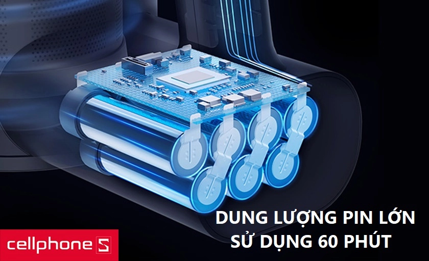 Dung lượng pin 60 phút