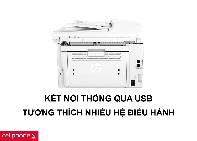 Kết nối với máy tính thông qua USB và khả năng tương thích với đa hệ điều hành