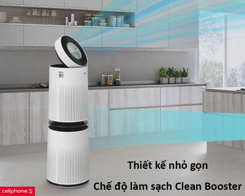 Máy lọc không khí LG PuriCare 2 tầng Safe Plus AS10GDWH0