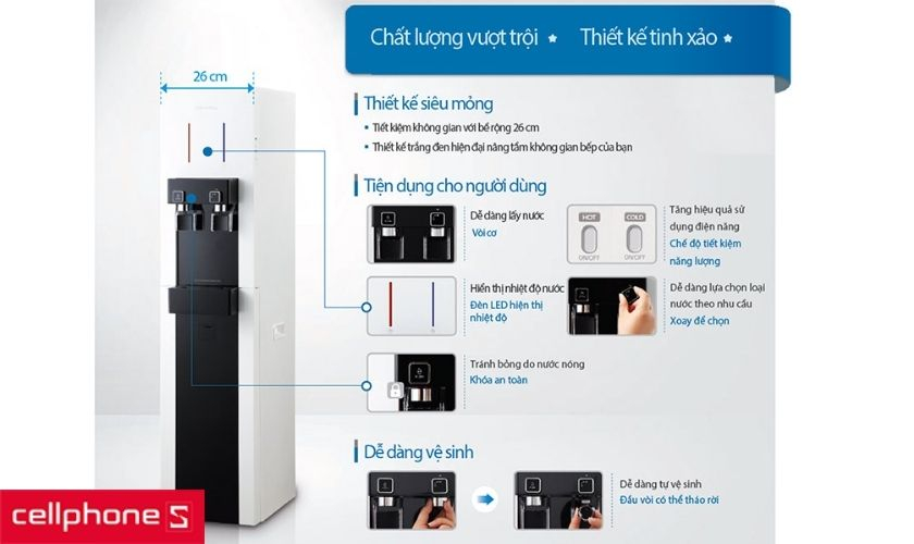 Máy lọc nước Coway CHP-590R