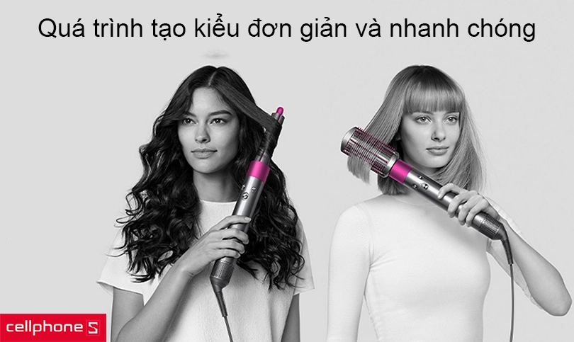 Những ưu điểm vượt trội của máy tạo kiểu tóc Dyson Airwrap Complete