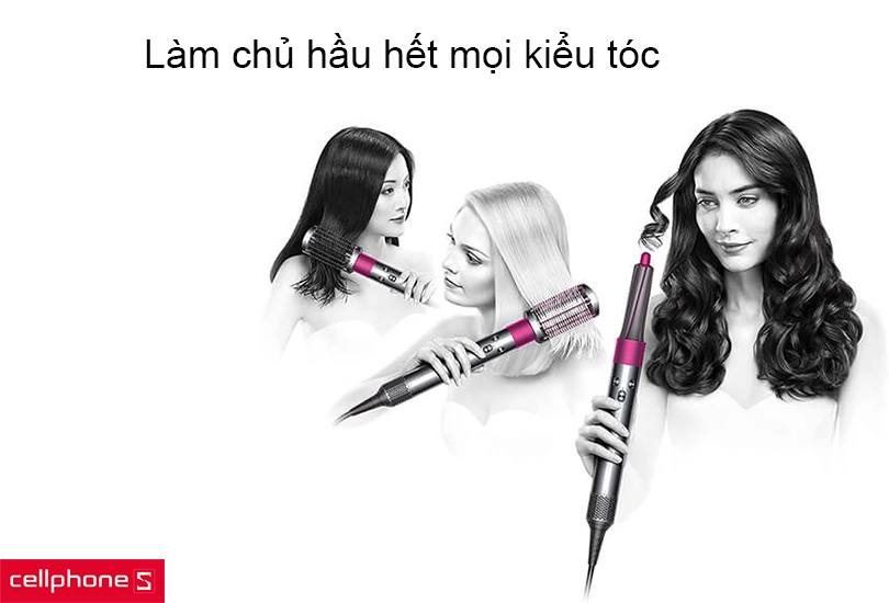 Những ưu điểm vượt trội của máy tạo kiểu tóc Dyson Airwrap Complete