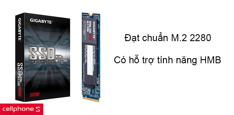 Kích thước tiêu chuẩn M.2 2280