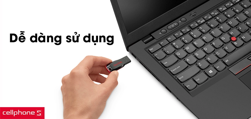 Dễ dàng sử dụng, kèm phần mềm SanDisk SecureAccess độc quyền