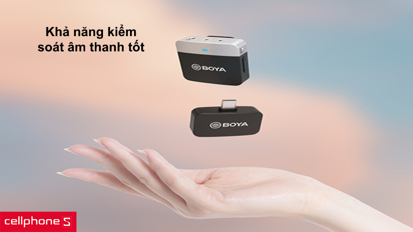 Microphone thu âm không dây BOYA BY-M1LV-D