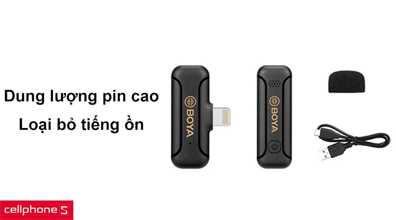 Microphone thu âm không dây Boya BY-WM3T2-D1