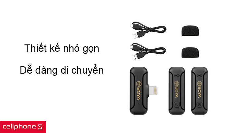 Microphone thu âm không dây Boya By-WM3T2-D2