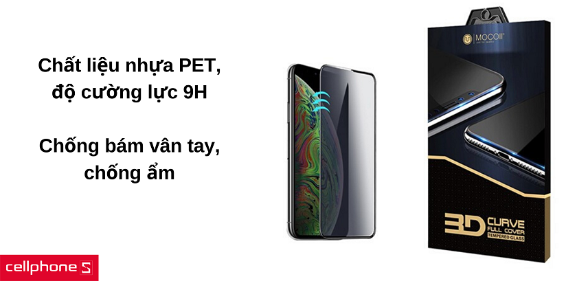 Chống bám vân tay và chống ẩm giúp hạn chế bẩn màn hình