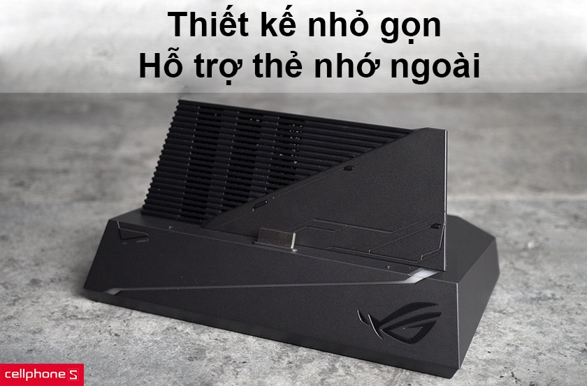 Thiết kế nhỏ gọn tinh tế tản nhiệt hiệu quả, hỗ trợ thẻ nhớ ngoài mở rộng