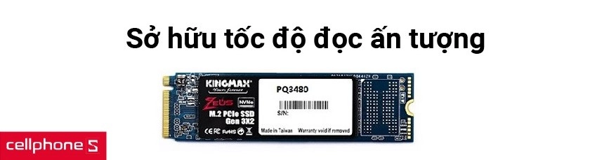 Sở hữu tốc độ đọc ấn tượng