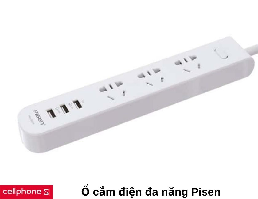 Ổ cắm điện đa năng Pisen
