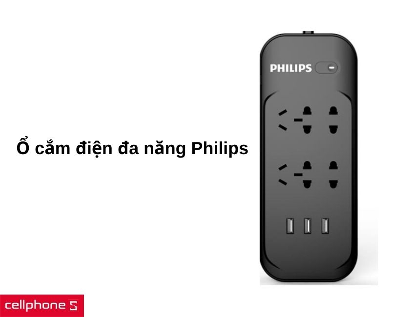 Ổ cắm điện đa năng Philips