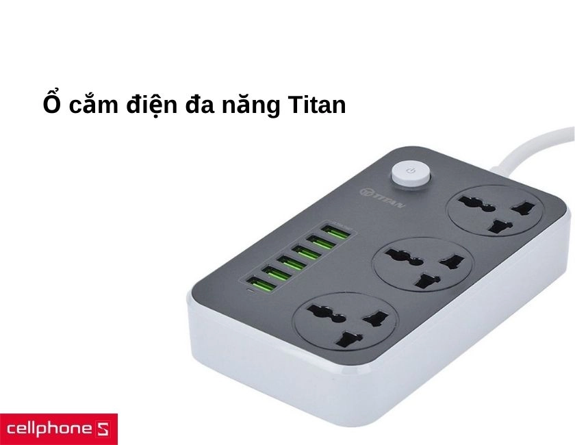 Ổ cắm điện đa năng Titan