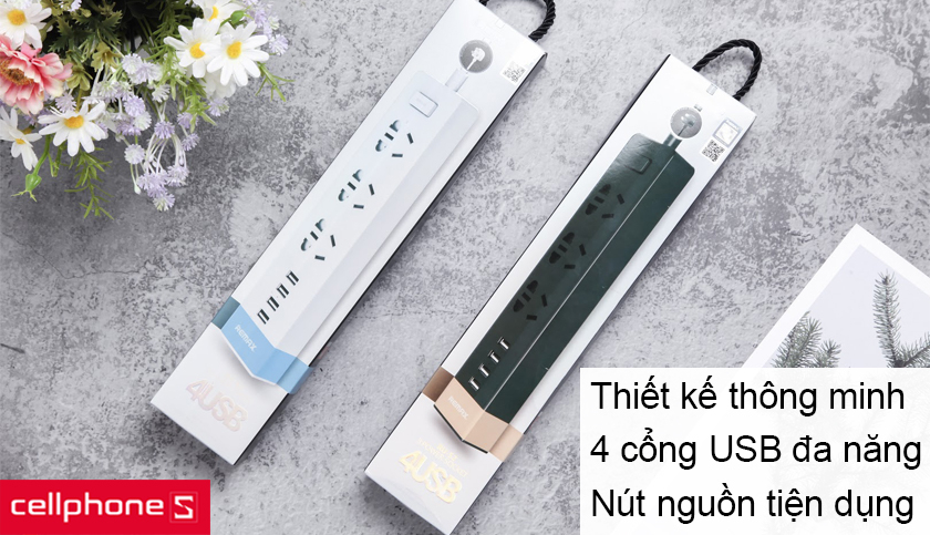trang bị thêm 4 cổng USB