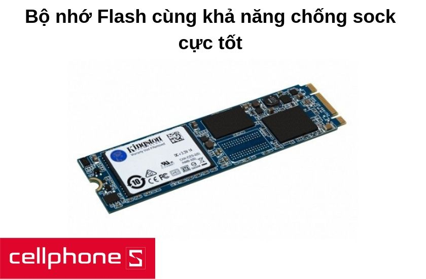 Ổ cứng SSD SA400 hoạt động bằng bộ nhớ Flash