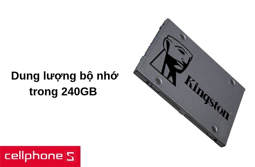 Trang bị dung lượng 240GB