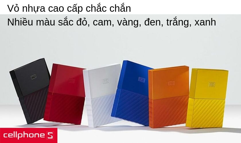 Thiết kế vỏ nhựa cao cấp cùng nhiều màu sắc thỏa sức cho bạn lựa chọn