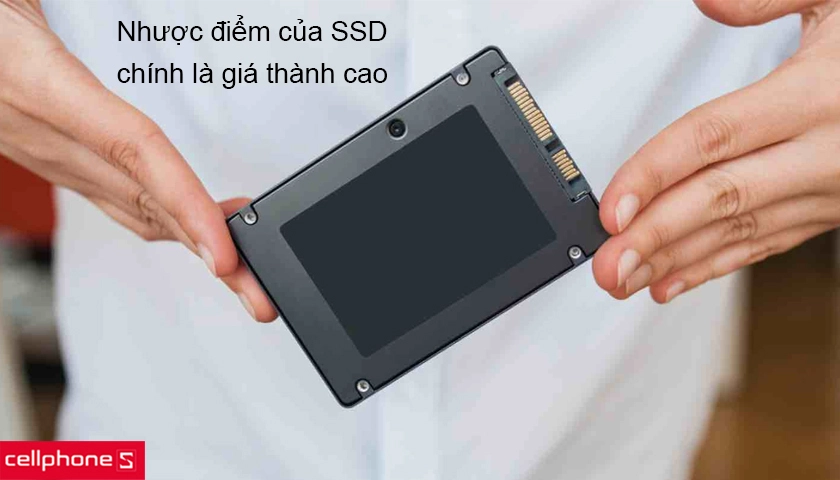 Nhược điểm ổ cứng SSD